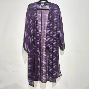 Sonoma Chiffon Duster Ruana Cardigan